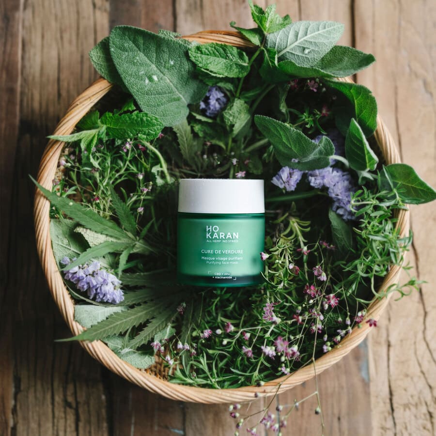 Cure de Verdure Purifying face mask with CBD - Botā